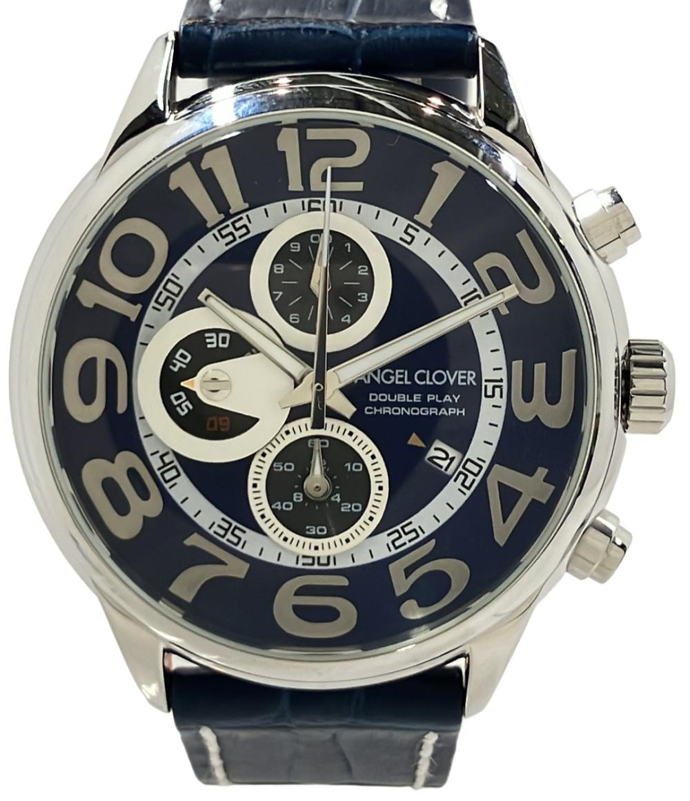 エンジェルクローバー 腕時計 クオーツ ブルー DP44 メンズ Angel Clover