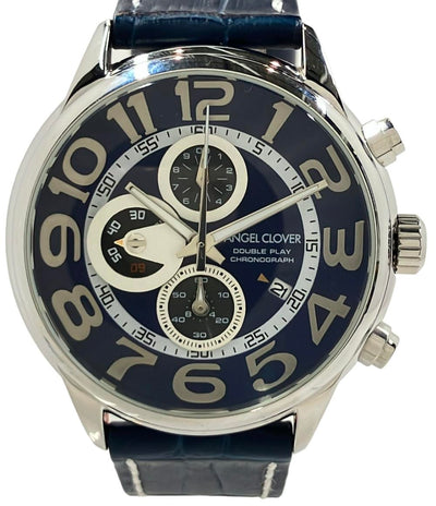 エンジェルクローバー 腕時計 クオーツ ブルー DP44 メンズ Angel Clover