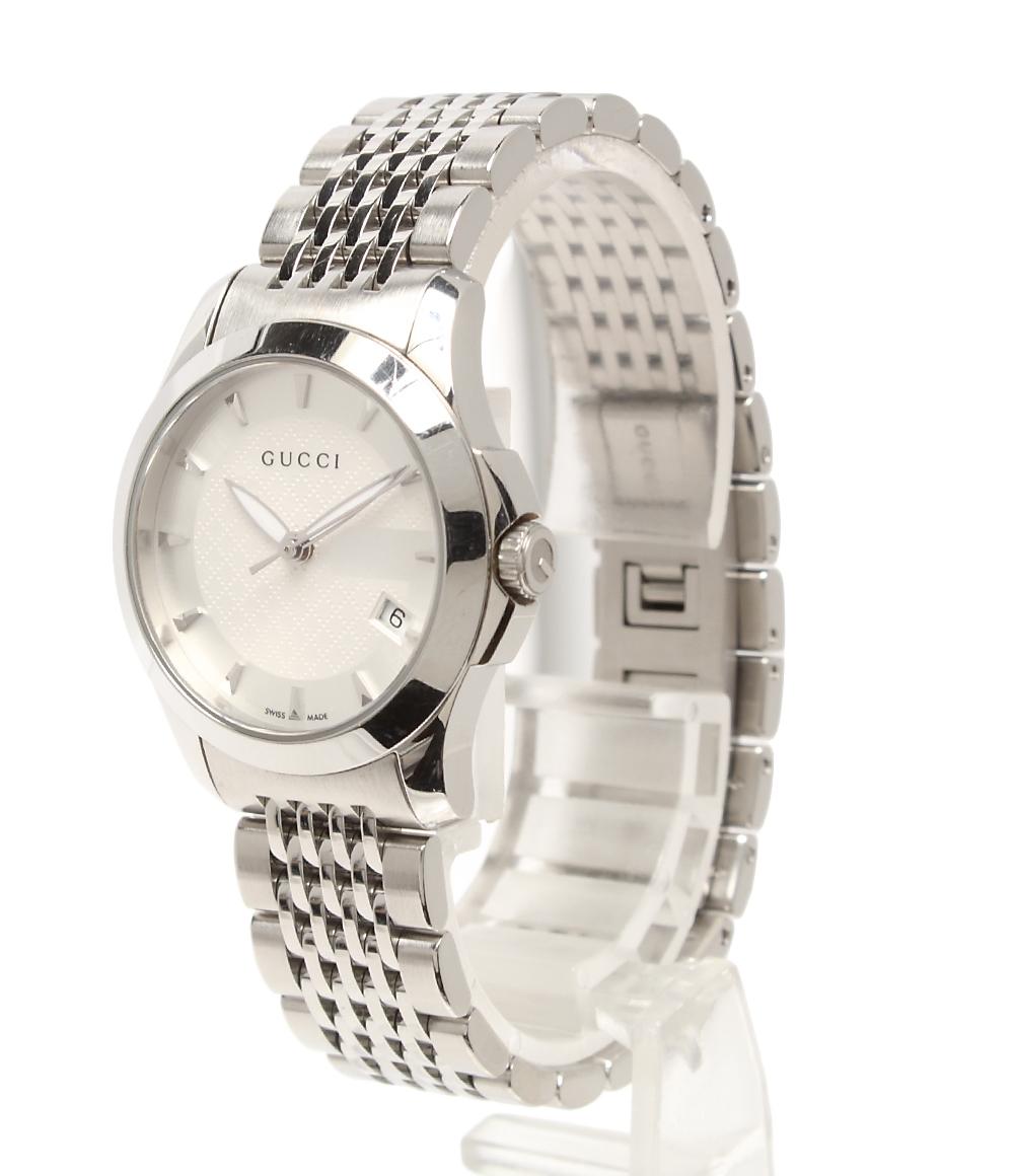 GUCCI 腕時計 Gタイムレス クオーツ ホワイト 126.5 レディース グッチ
