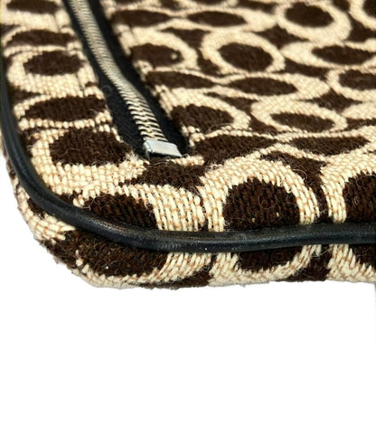 COACH ショルダーバッグ 斜め掛け ミニシグネチャー ウール レディース コーチ