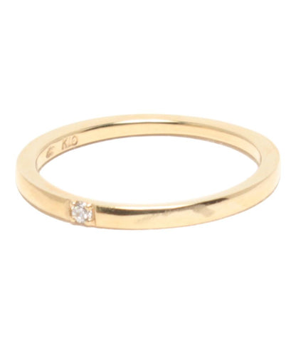 ヨンドシー リング 指輪 K10 ダイヤ レディース SIZE 8号 4℃