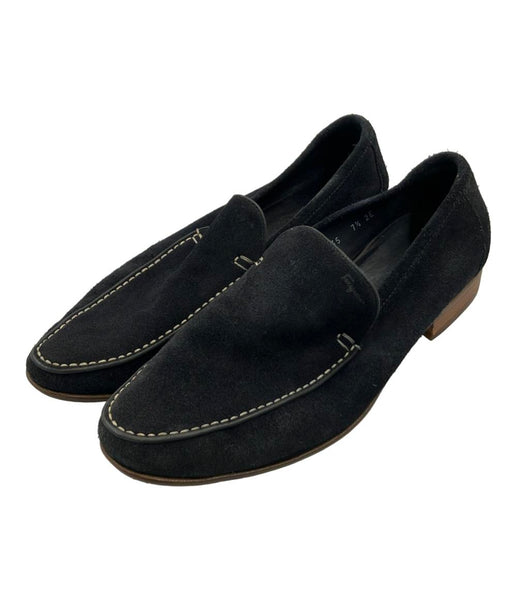 【美品】Salvatore Ferragamo ブラック スエード　ローファー Salvatore Ferragamo スウェードローファー レディース SIZE 7 1/2