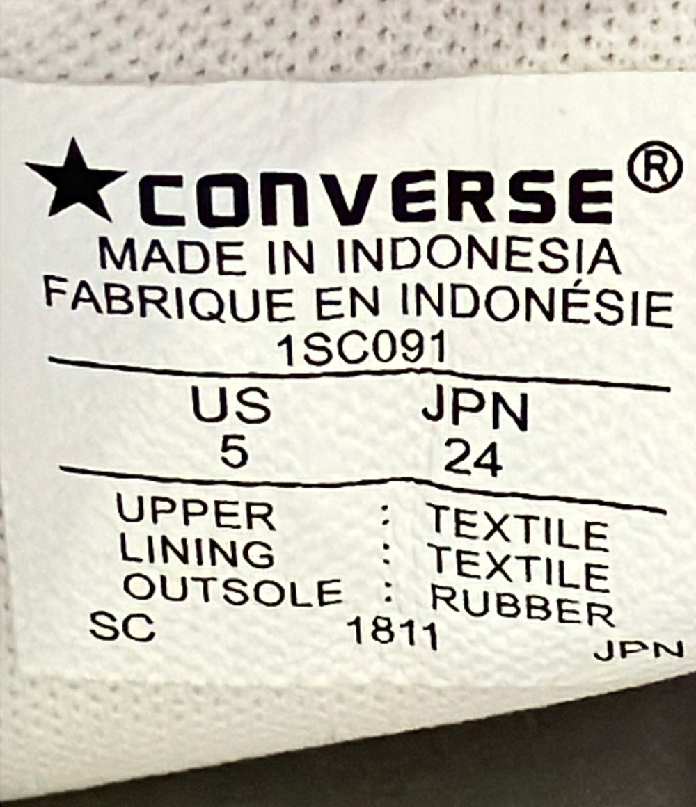 美品 CONVERSE ローカットスニーカー オールスター 100 TRCメッシュ OX 1SC091 レディース SIZE 24.0 コンバース