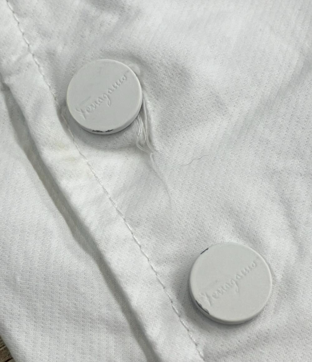 訳あり サルヴァトーレフェラガモ クロップドパンツ レディース SIZE 38 (M) Salvatore Ferragamo