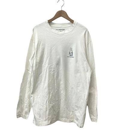 アンドワンダー 長袖Tシャツ メンズ SIZE 6 (XXL) and wander