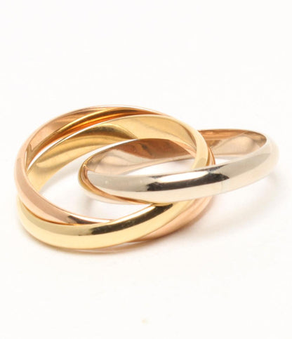 美品 Cartier リング 指輪 K18 トリニティ 3連 レディース SIZE 20号 カルティエ