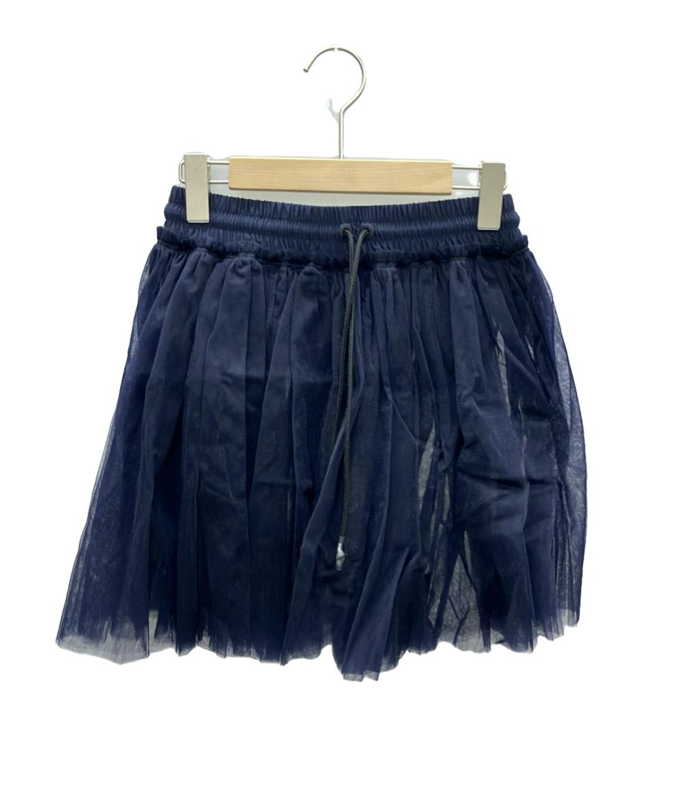 美品 ハイク ナイロンシアープリーツミニスカート レディース SIZE M HYKE