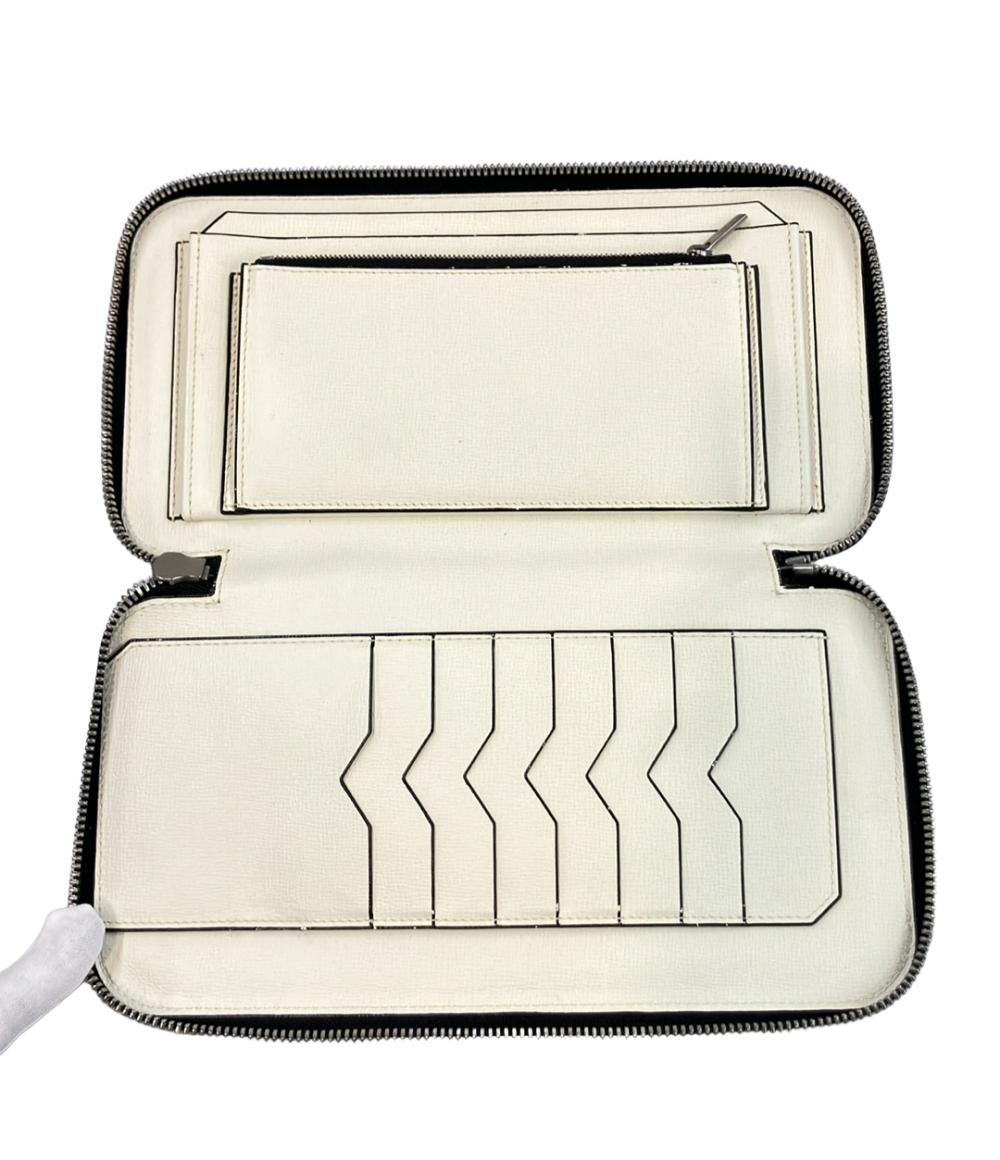 ヴァレクストラ ラウンドファスナー長財布 ハンドル付き メンズ Valextra