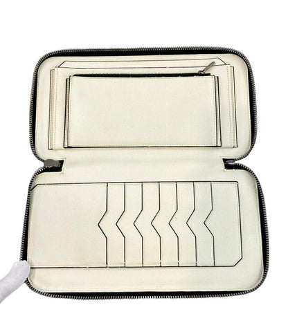 ヴァレクストラ ラウンドファスナー長財布 ハンドル付き メンズ Valextra