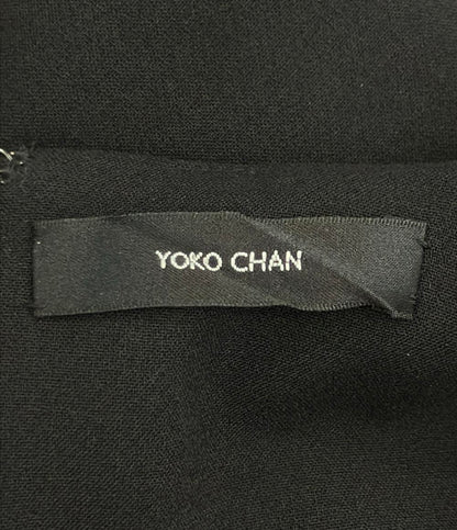 YOKO CHAN パールスリット ノースリーブ ペプラムワンピース YCD-321-796 レディース SIZE 40 (M) ヨーコチャン