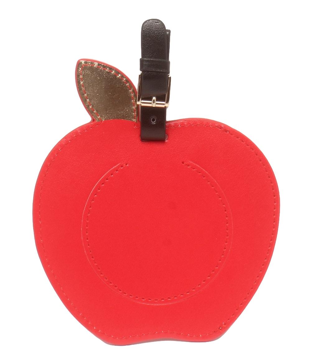 美品 ケイトスペード ラゲッジタグ ネームタグ りんご apple アップル レディース Kate Spade