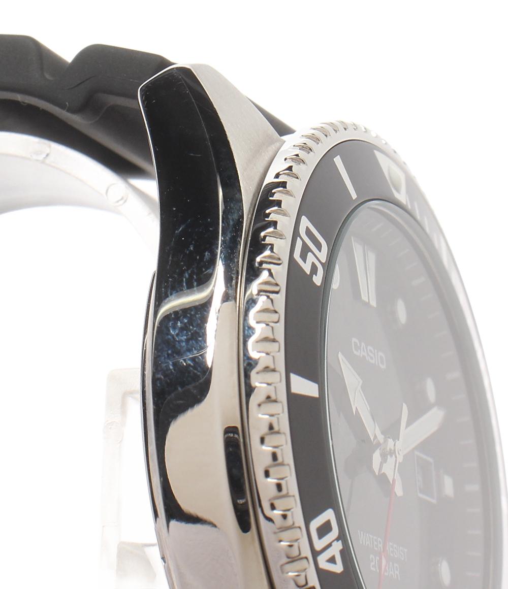 CASIO 腕時計 クオーツ ブラック MDV-107 メンズ カシオ