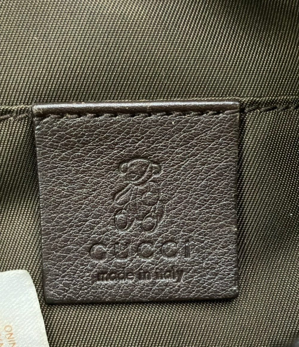 GUCCI ウエストポーチ ボディバッグ レザー GGキャンバス 311159 002058 キッズ グッチ