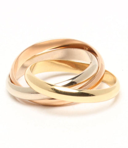 美品 Cartier リング 指輪 K18 トリニティ 3連 レディース SIZE 20号 カルティエ