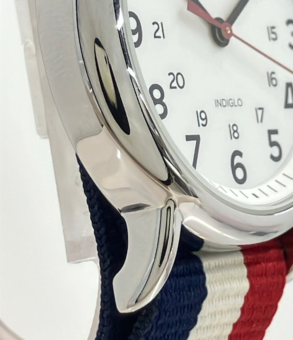 TIMEX 腕時計 INDIGLO クオーツ ホワイト メンズ タイメックス