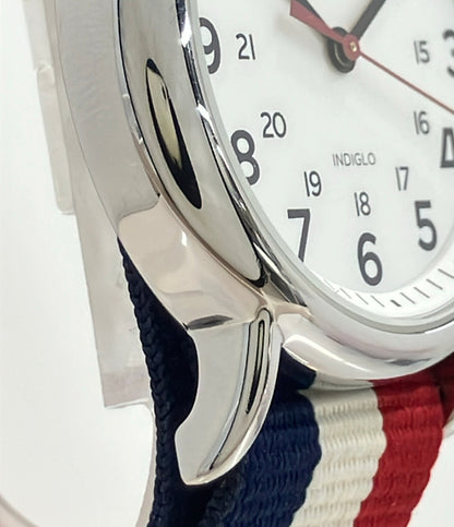 TIMEX 腕時計 INDIGLO クオーツ ホワイト メンズ タイメックス