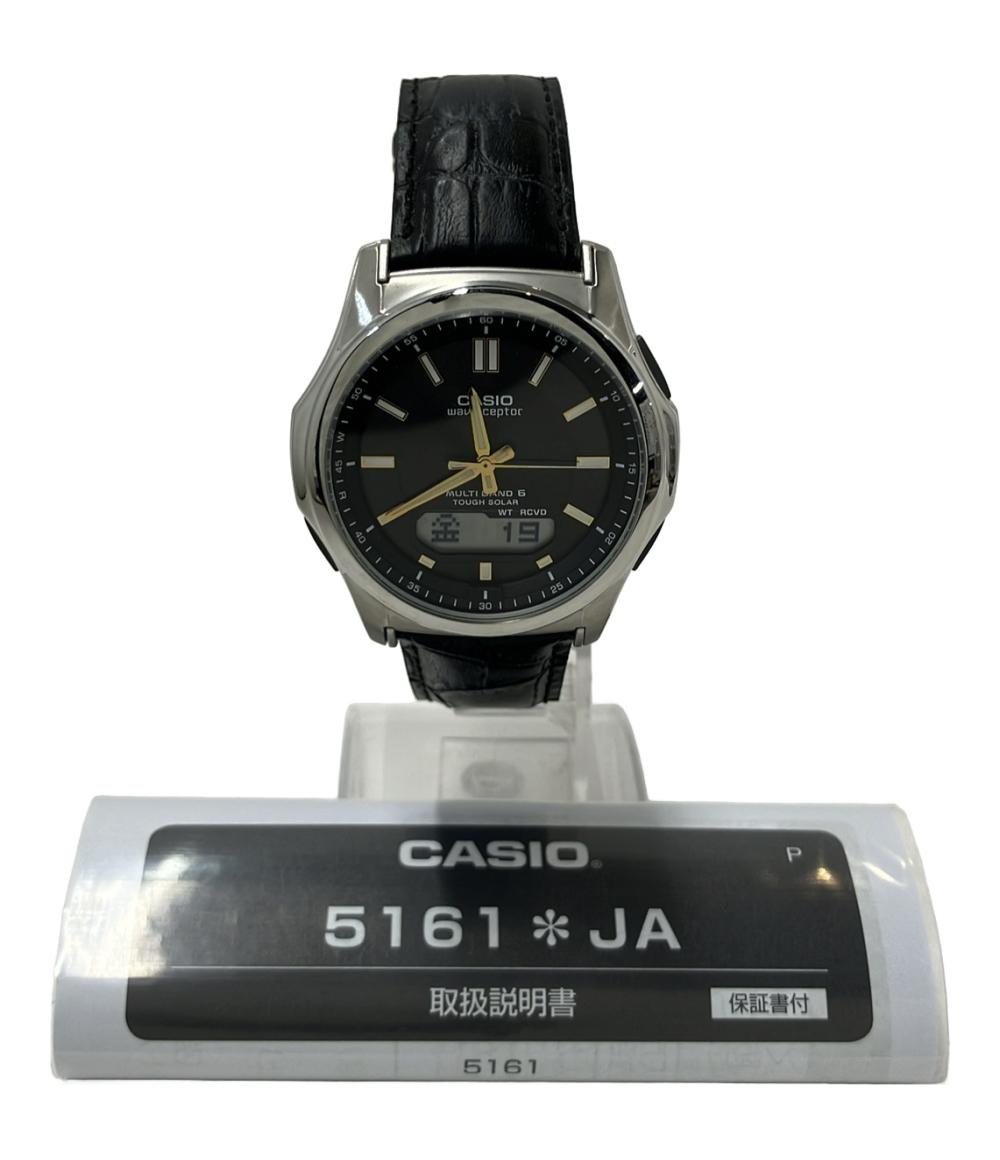 カシオ 腕時計 ソーラー ブラック WVA-M630 メンズ CASIO