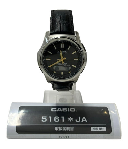 カシオ 腕時計 ソーラー ブラック WVA-M630 メンズ CASIO