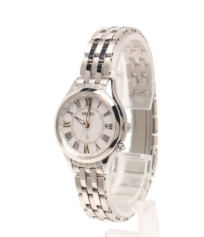 美品 SEIKO 腕時計 ソーラー電波 ルキア LUKIA ソーラー 1B35-0AL0 レディース セイコー