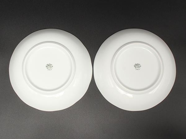 美品 Richard Ginori ディッシュ ラウンド 皿 14cm 2点セット フェリーチェプルーン リチャードジノリ