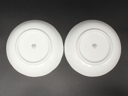 美品 Richard Ginori ディッシュ ラウンド 皿 14cm 2点セット フェリーチェプルーン リチャードジノリ