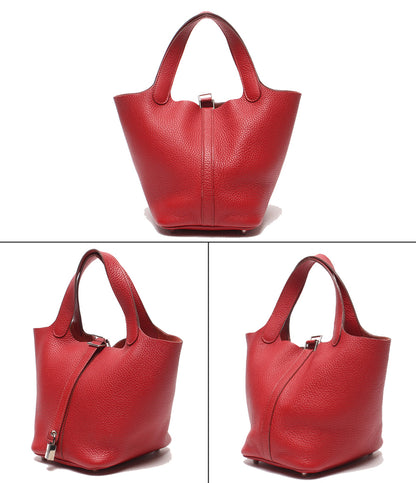 HERMES ハンドバッグ □N刻印 シルバー金具 ピコタンロックPM レディース エルメス