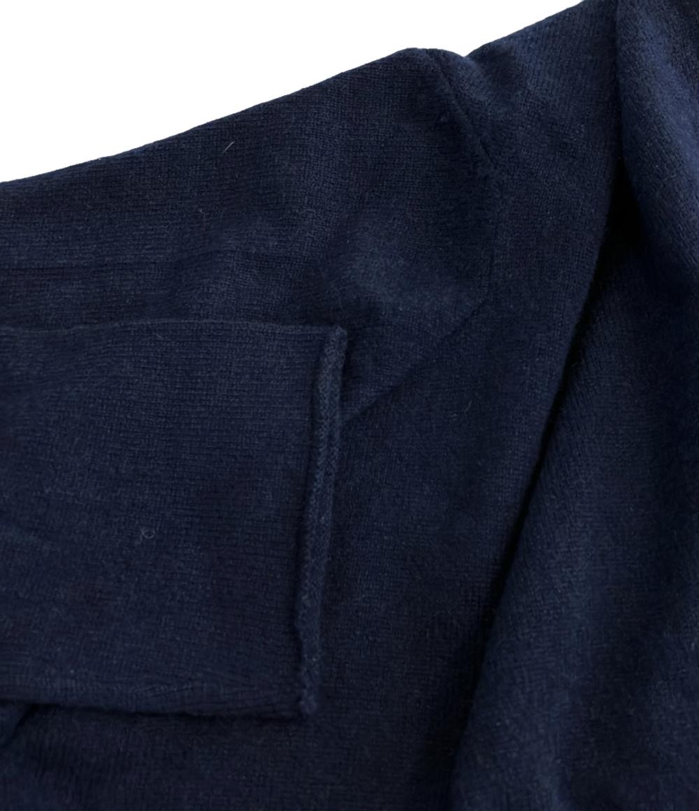 ゼン 長袖フリンジカーディガン カシミヤ レディース THEN