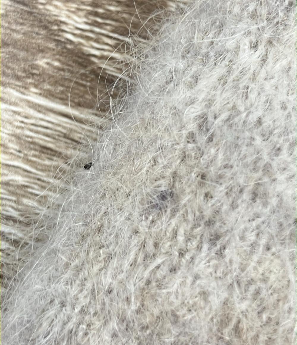 MARELLA 長袖カーディガン アンサンブル モヘア  ウール ロング コート レディース SIZE S マレーラ