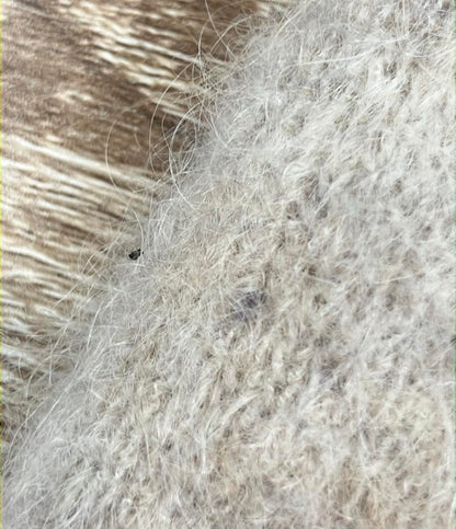 MARELLA 長袖カーディガン アンサンブル モヘア  ウール ロング コート レディース SIZE S マレーラ