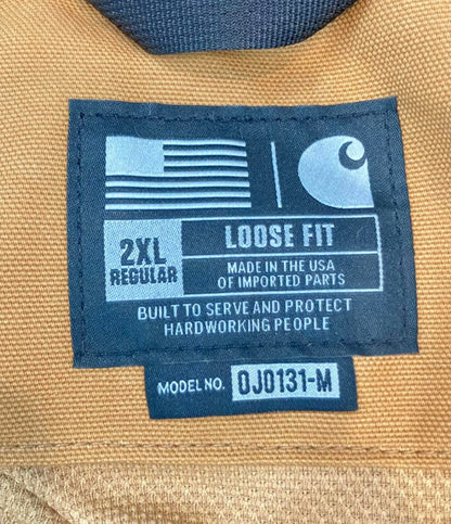 Carhartt ブルゾン アクティブジャケット キャメル フード付き OJ0131-M メンズ SIZE 2XL カーハート