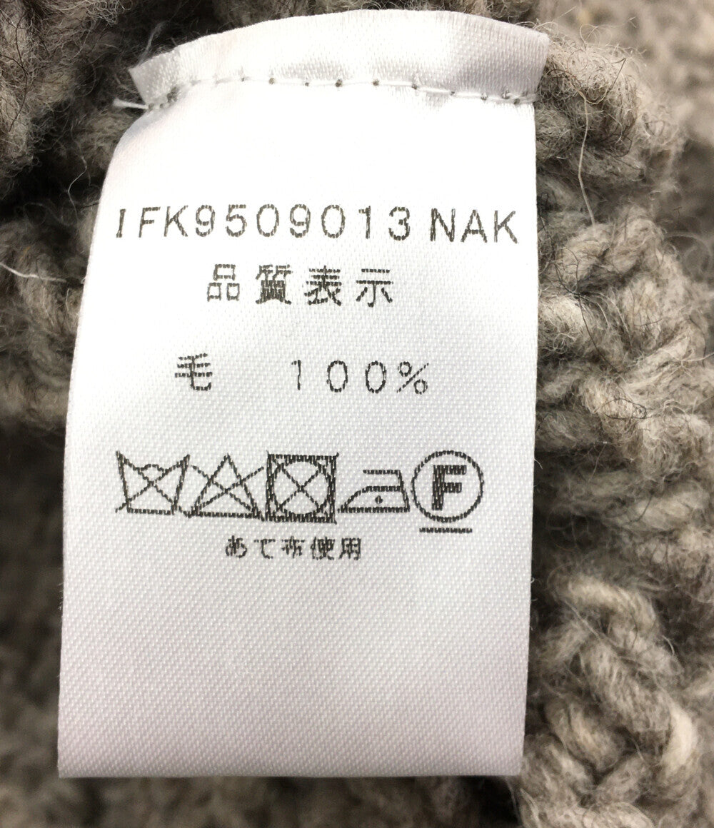 長袖ニットカーディガン      レディース  (複数サイズ) PERU KNIT