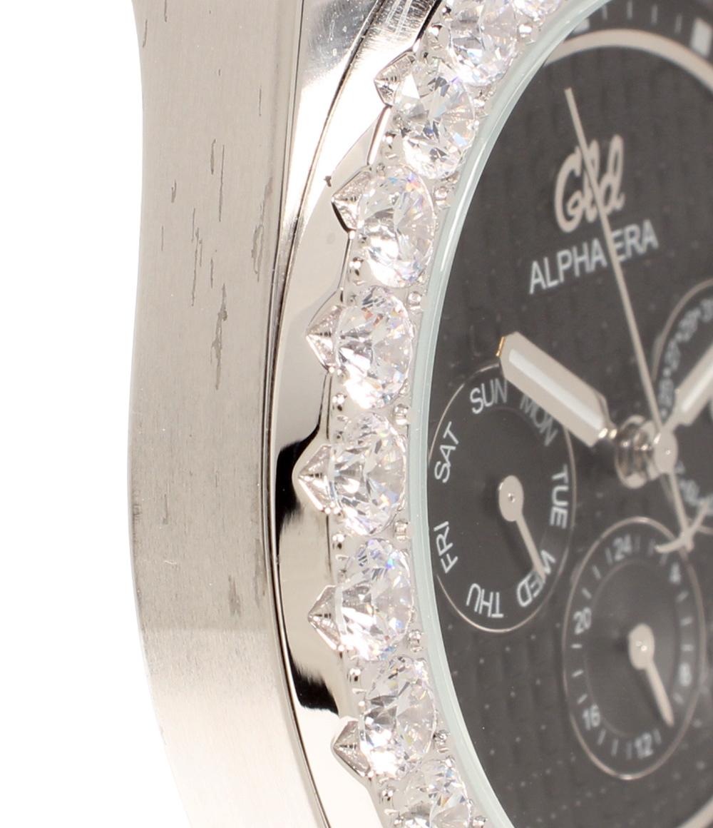 Gld 腕時計 ALPHA ERA クオーツ ブラック メンズ