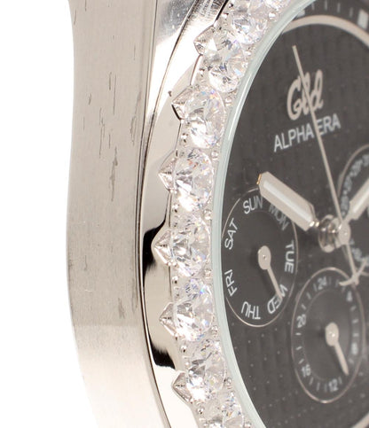 Gld 腕時計 ALPHA ERA クオーツ ブラック メンズ