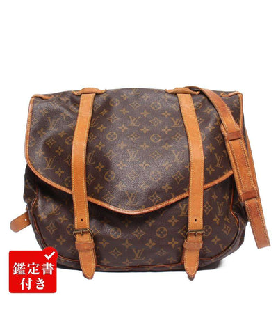 LOUIS VUITTON ショルダーバッグ 肩掛け ソミュール43 モノグラム 