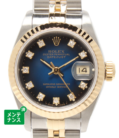 ROLEX 腕時計 デイジャスト 自動巻き ブルー 69173G レディース ロレックス