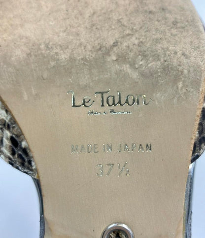 訳あり ルタロン パンプス パイソン柄 レディース SIZE 37 1/2 (L) LE TALON