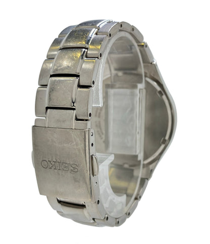 SEIKO 腕時計 ソーラー ホワイト V157-0BB0 メンズ セイコー