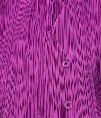 PLEATS PLEASE 長袖 カーディガン レディース SIZE 3 プリーツプリーズ