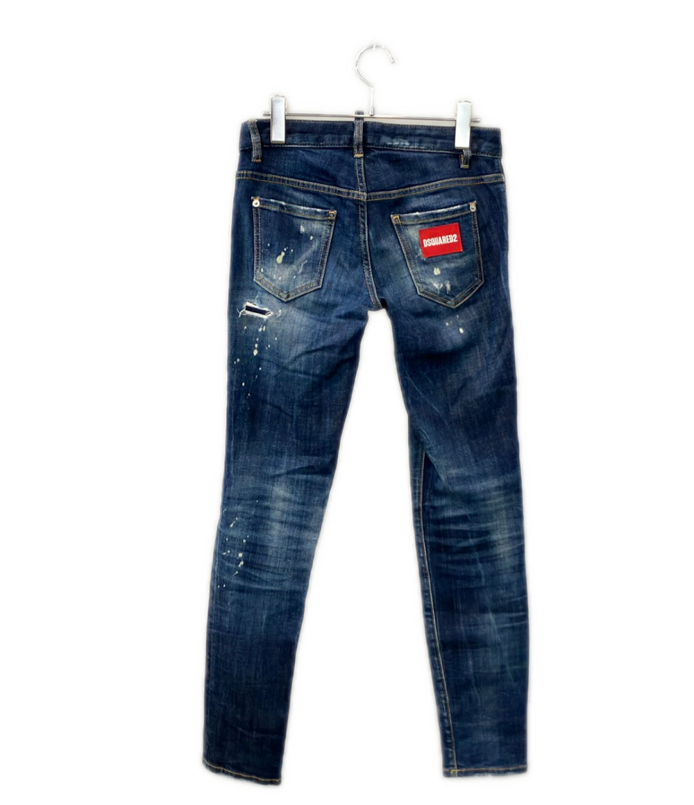 DSQUARED2 長袖 デニムシャツ ダメージ加工 メンズ SIZE 44 (S) ディー