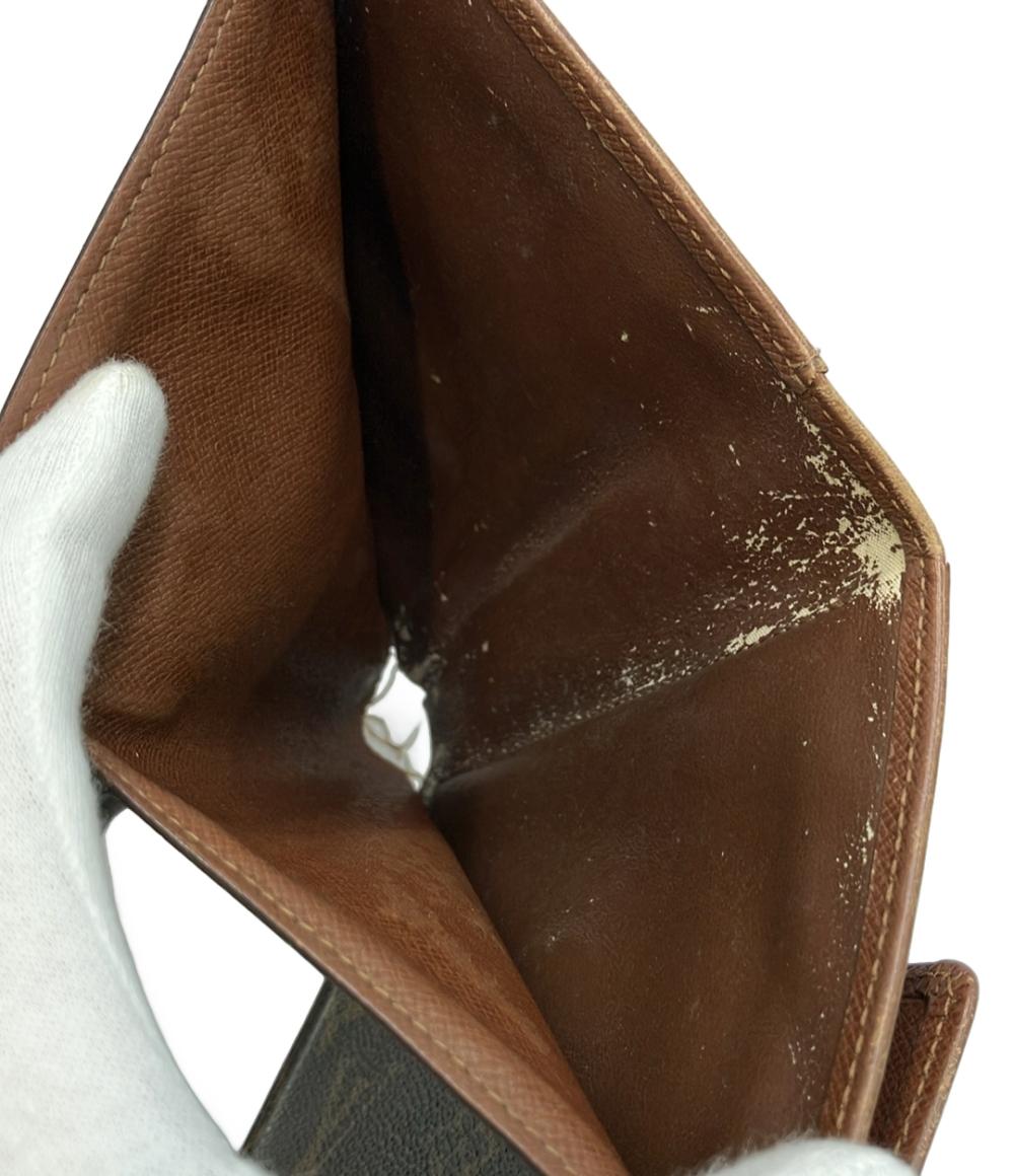 訳あり LOUIS VUITTON 三つ折り財布 ポルト トレゾール エテュイ パピエ モノグラム M61202 レディース メンズ ルイ・ヴィトン