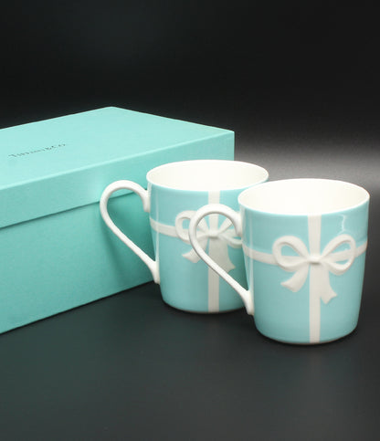 美品 Tiffany & Co. マグカップ 2点セット ペア ブルーボックス ティファニー