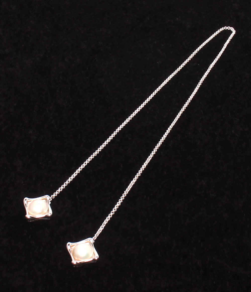 美品 TASAKI ネックレス ラリアット SV マベパール 12mm レディース タサキ