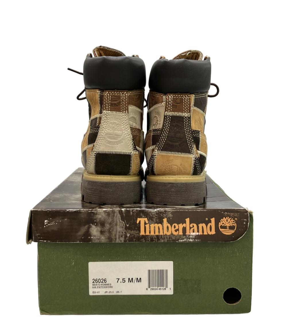Timberland ワークブーツ ショートブーツ メンズ SIZE 7.5 (25.5cm) ティンバーランド