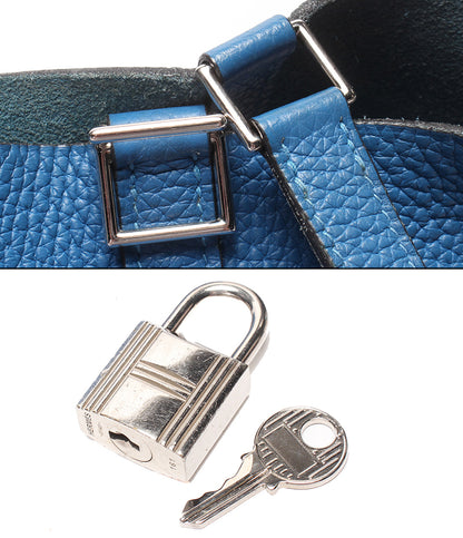 HERMES ハンドバッグ D刻印 シルバー金具 ピコタンロックMM レディース エルメス