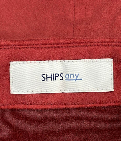 美品 シップス エニィ 長袖シャツ フェイクスエード レディース SIZE 36 (XS) SHIPS any