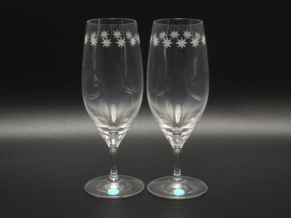 TIFFANY&Co. ワイングラス ビア 2点セット ペア ルミナス ピルスナー ティファニー