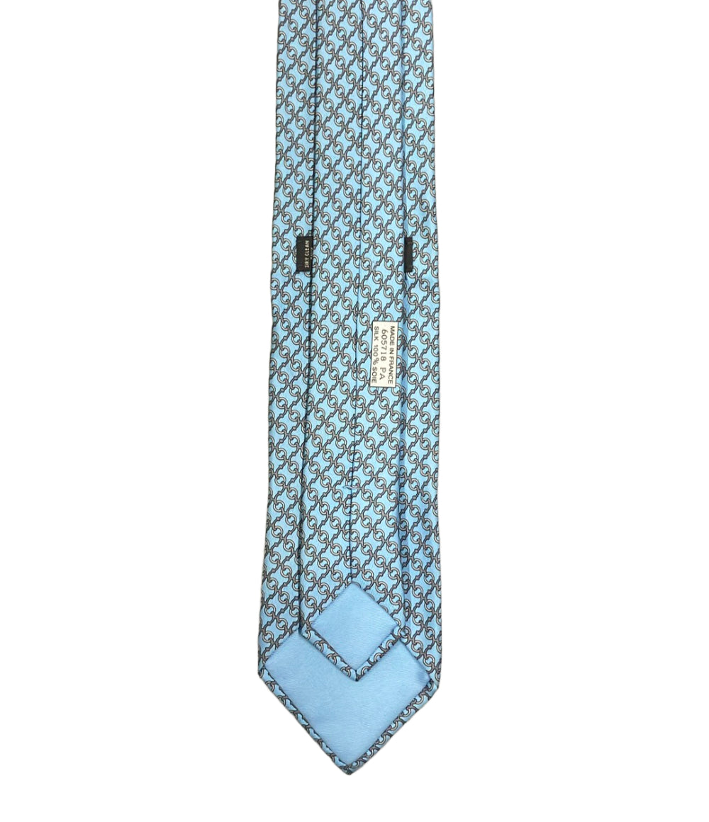 HERMES ネクタイ シルク100% メンズ エルメス
