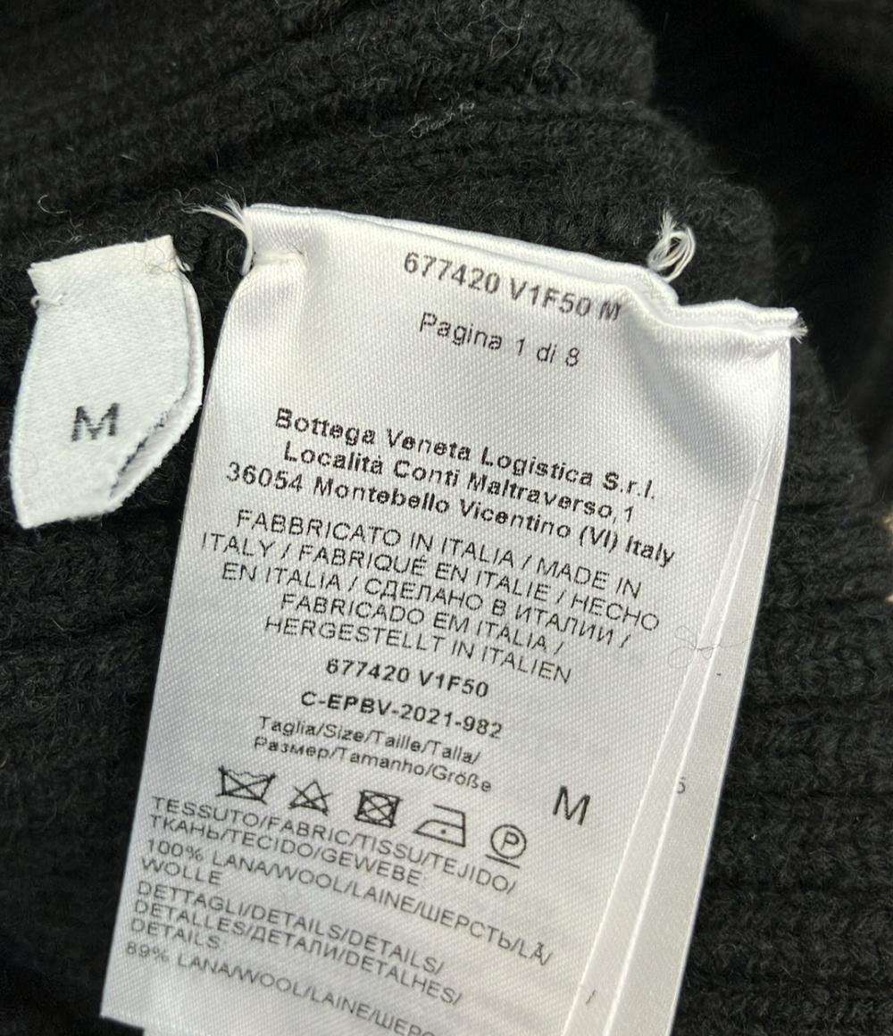 BOTTEGA VENETA 長袖ニットワンピース ダブルフェイス シェットランド タグ付き 677420 V1F50 レディース SIZE M ボッテガ・ヴェネタ