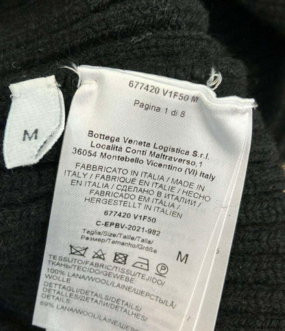 BOTTEGA VENETA 長袖ニットワンピース ダブルフェイス シェットランド タグ付き 677420 V1F50 レディース SIZE M ボッテガ・ヴェネタ
