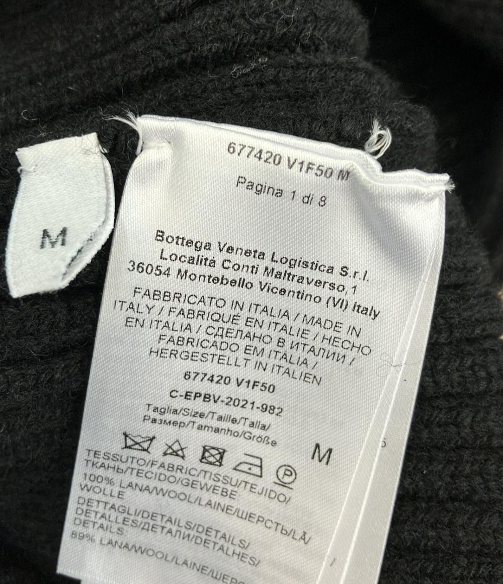 BOTTEGA VENETA 長袖ニットワンピース ダブルフェイス シェットランド タグ付き 677420 V1F50 レディース SIZE M ボッテガ・ヴェネタ